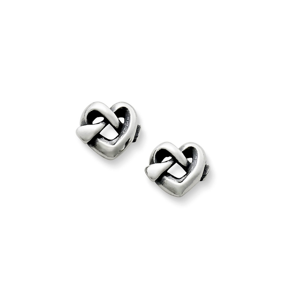 James Avery Heart Knot Ear Posts
